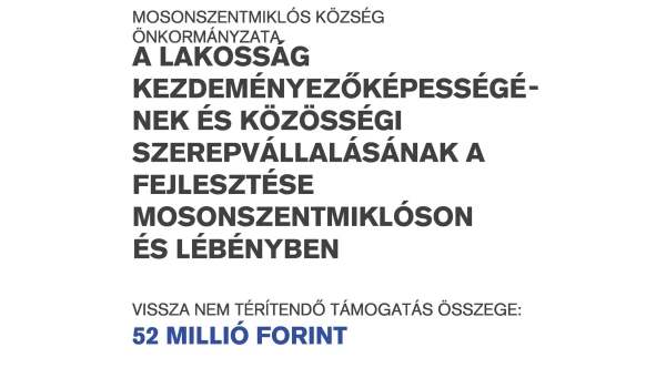 TOP Mosonszentmiklós község önkormányzata